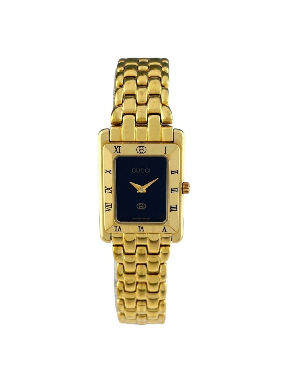 Gucci Square Watch SS Quartz Black - Picture 2 of 4